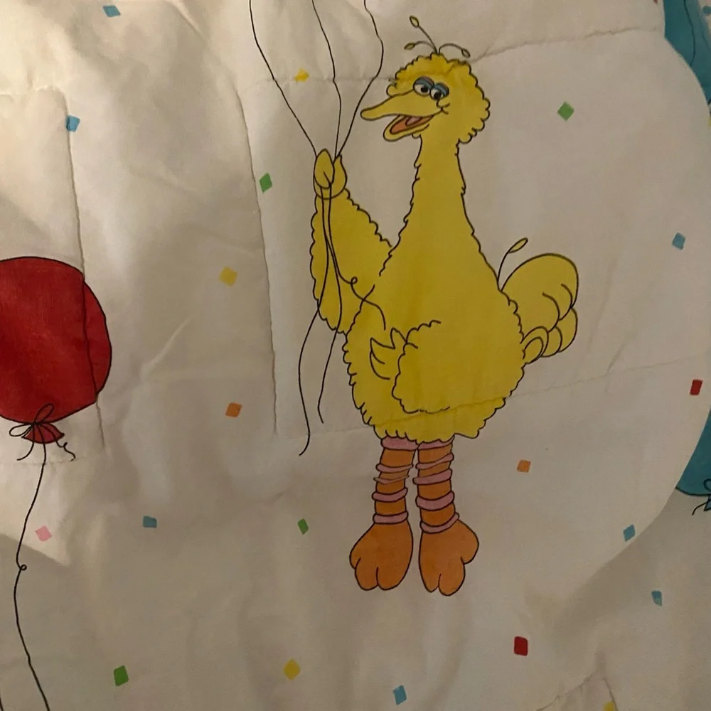Vintage Sesame Street Muppets comforter